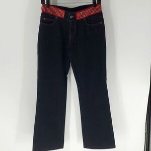 Tunic Duek women's vintageY2K jeans. Size 38..red band.